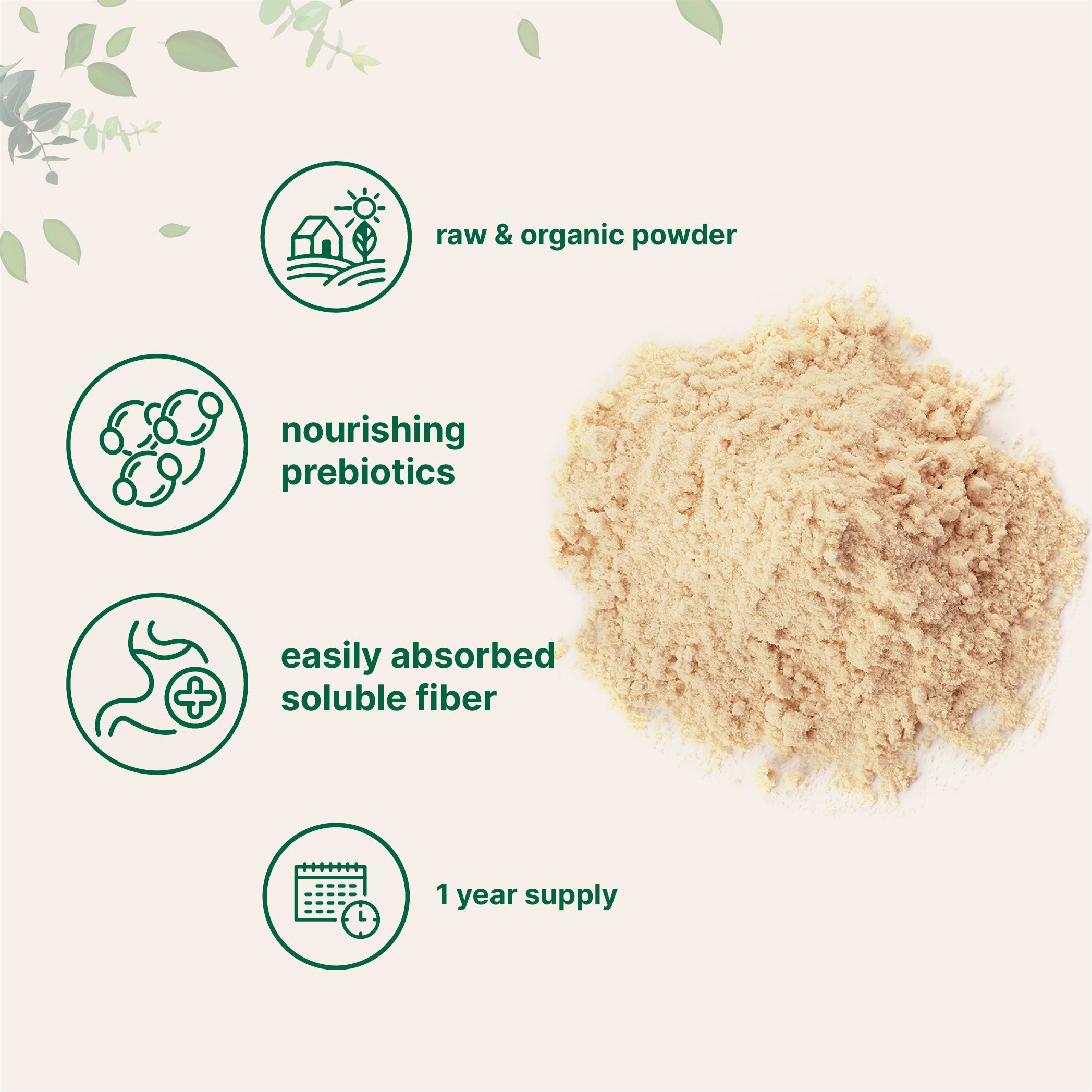 Micro Ingredients Organic Acacia Senegal Fiber Powder, 2lb