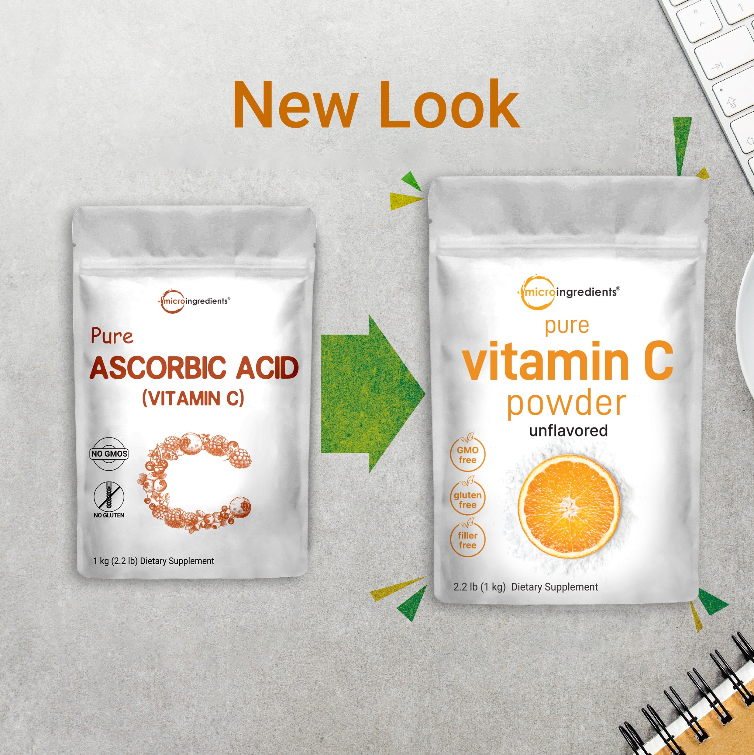 Micro Ingredients Vitamin C Powder (Ascorbic Acid)