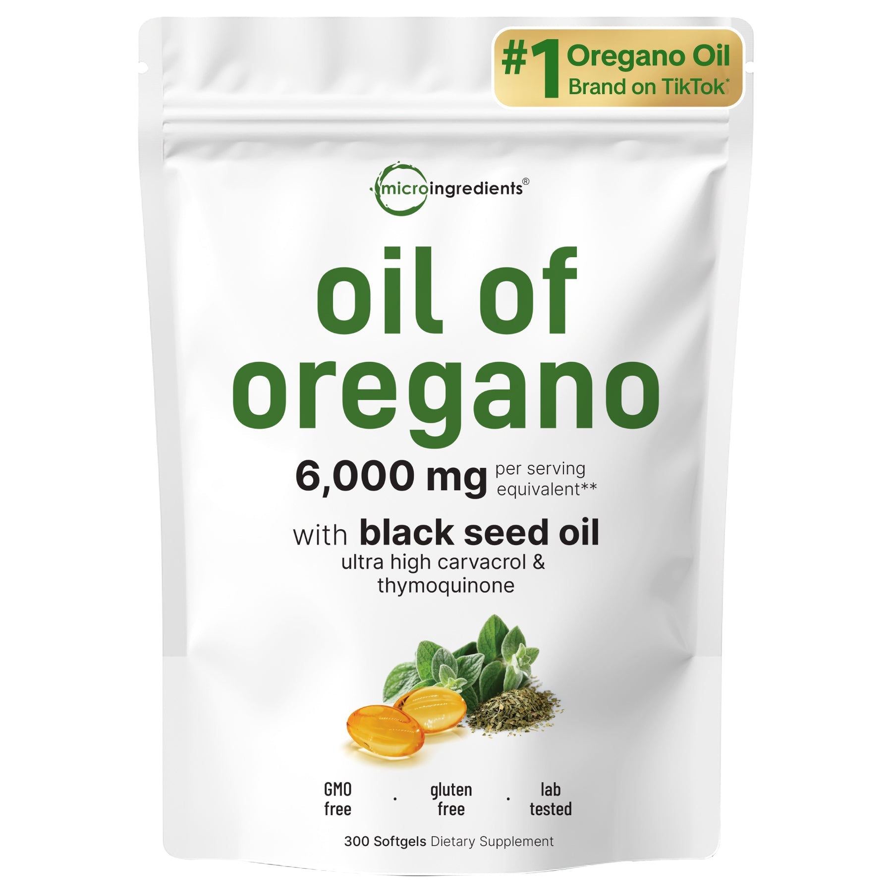 Micro Ingredients Oregano Oil with Black Seed Oil