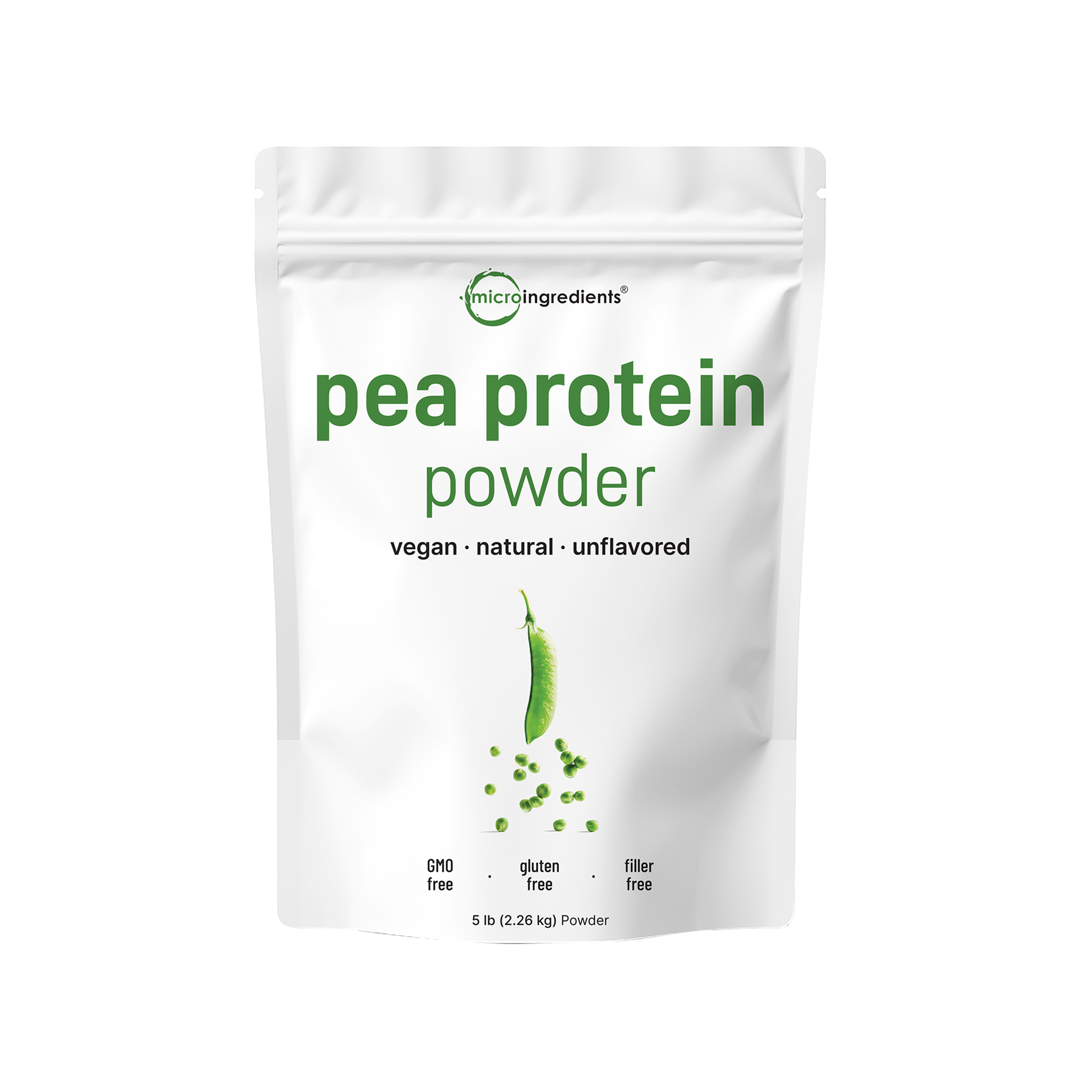 Micro Ingredients Pea Protein Powder, 5lb
