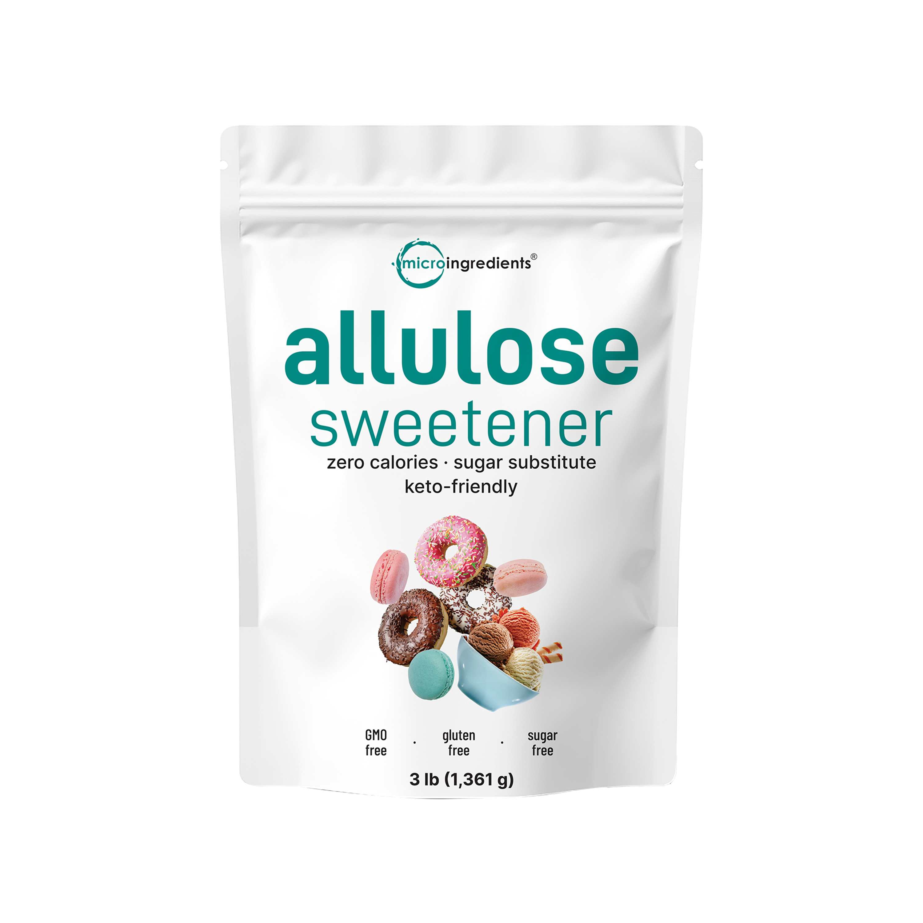 Micro Ingredients Allulose Sweetener Granules, 3 Pounds