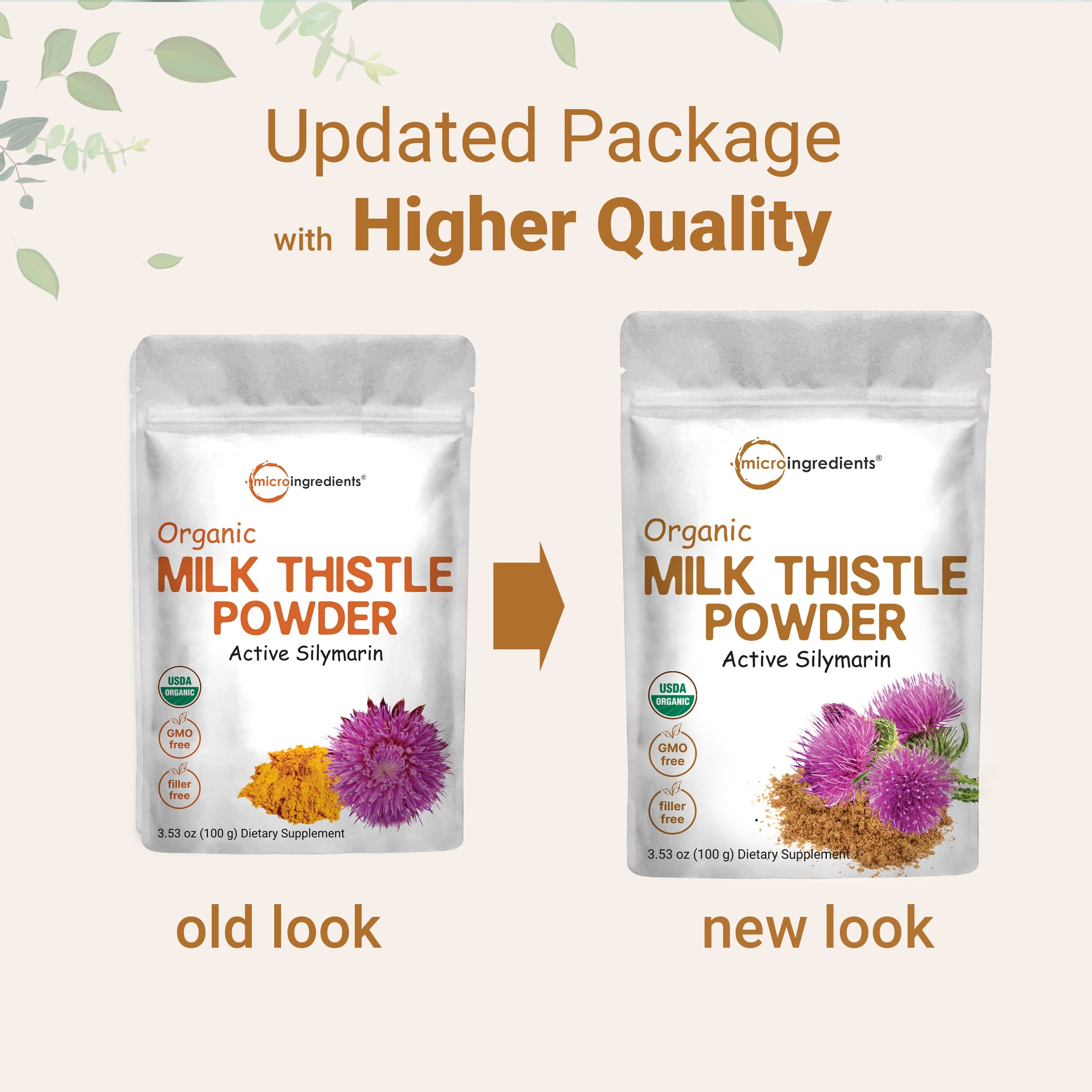 Micro Ingredients Organic Milk Thistle Powder