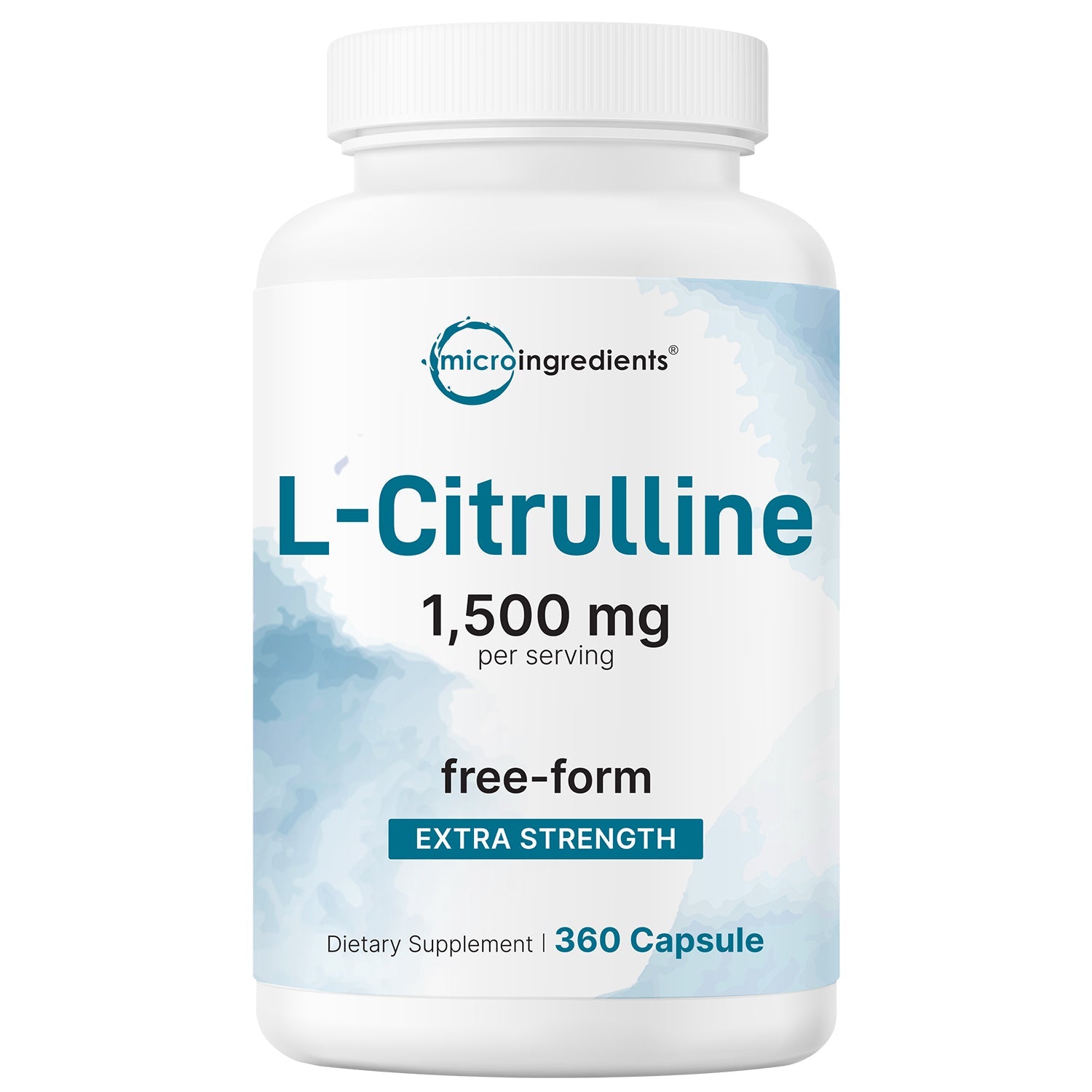Micro Ingredients L-CITRULLINE Capsules, 1500mg Per Serving