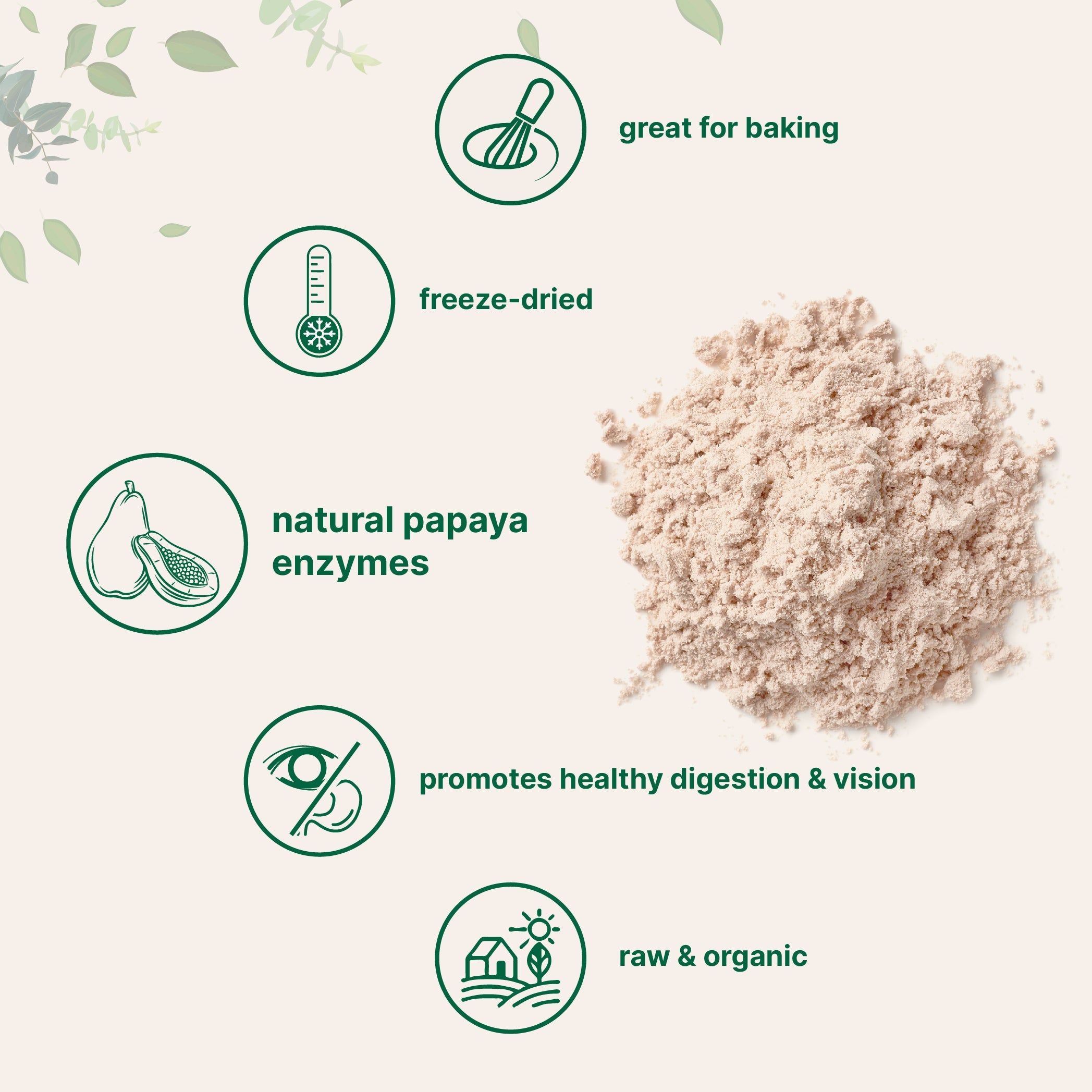 Micro Ingredients Organic Papaya Powder 8 Ounce