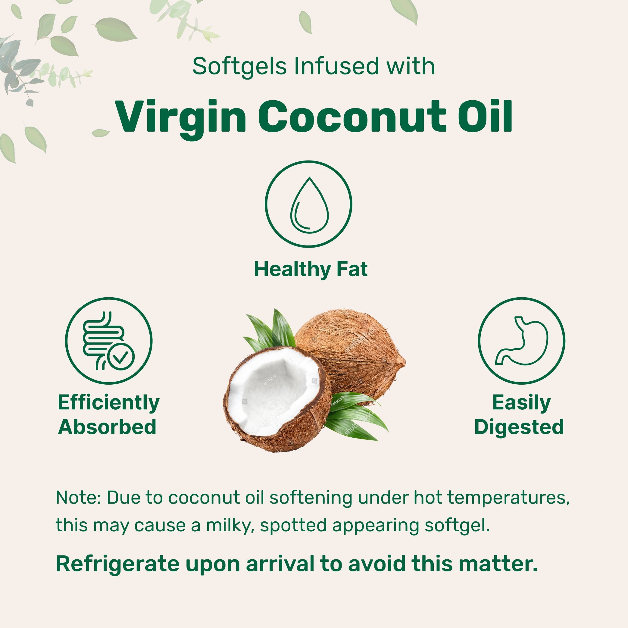 Micro Ingredients Biotin 5,000mcg | 365 Virgin Coconut Oil Softgels