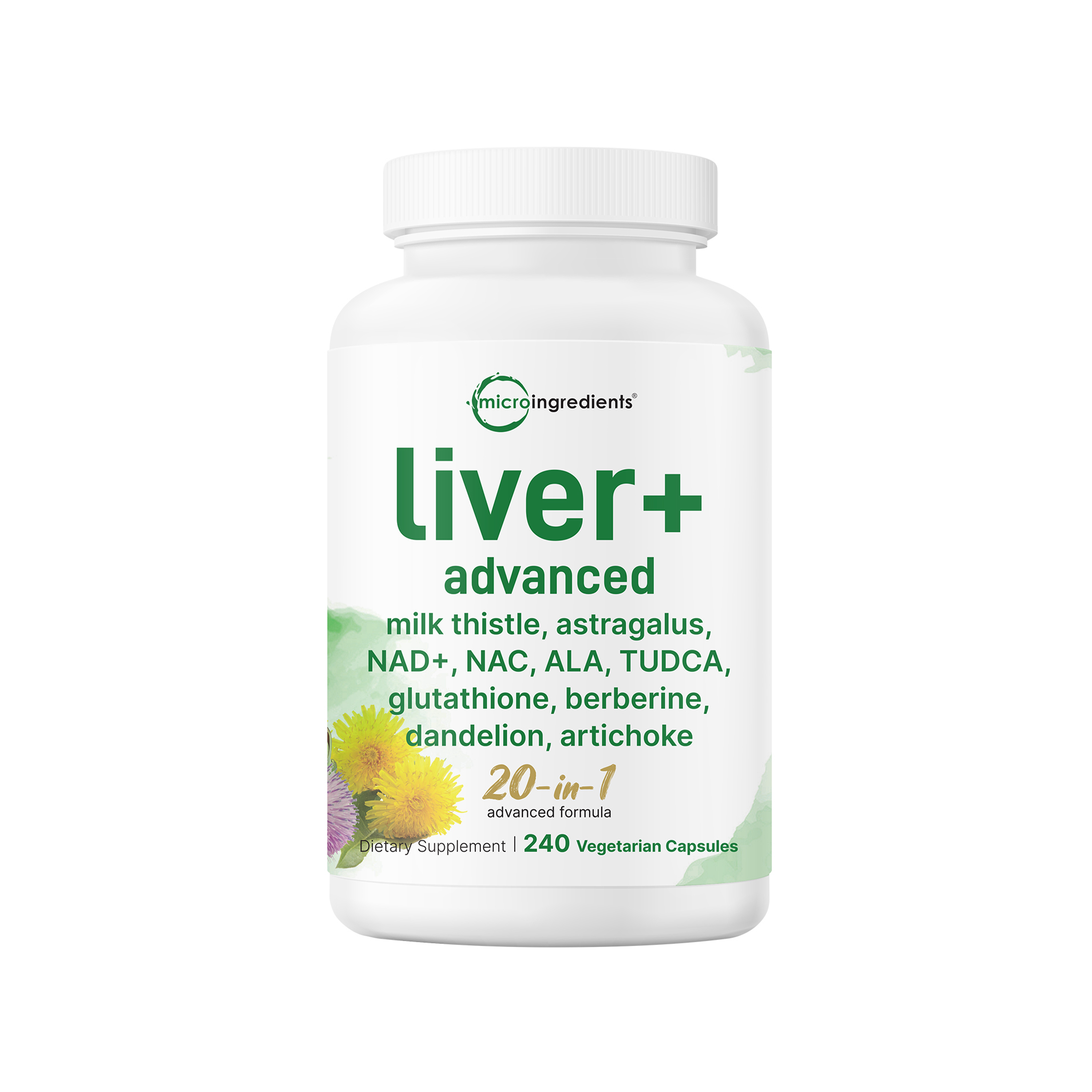 Liver Advanced+, 480 Veggie Capsules, 20-in-1 Advanced Complex