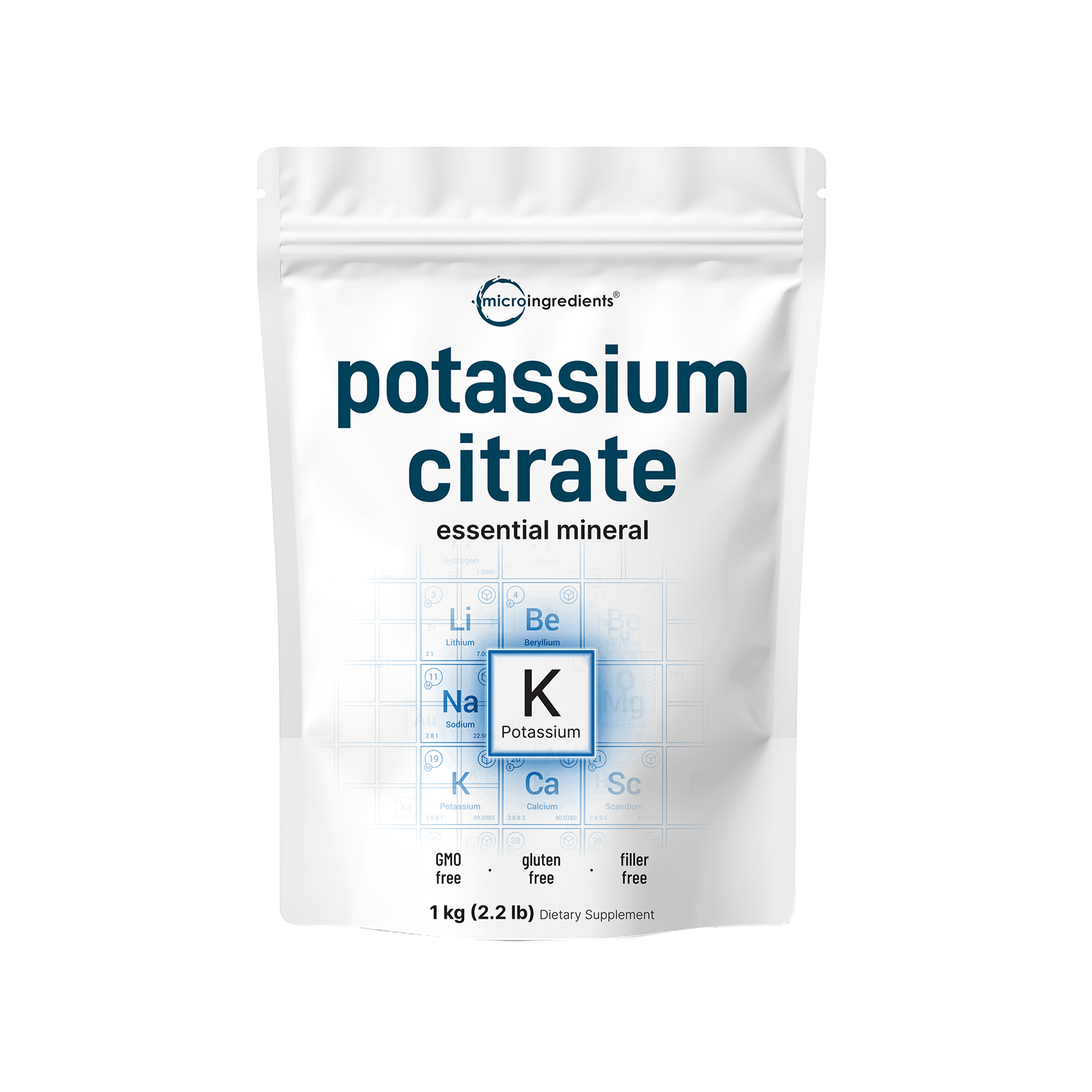 Micro Ingredients Potassium Citrate Powder, 2.2 Pound