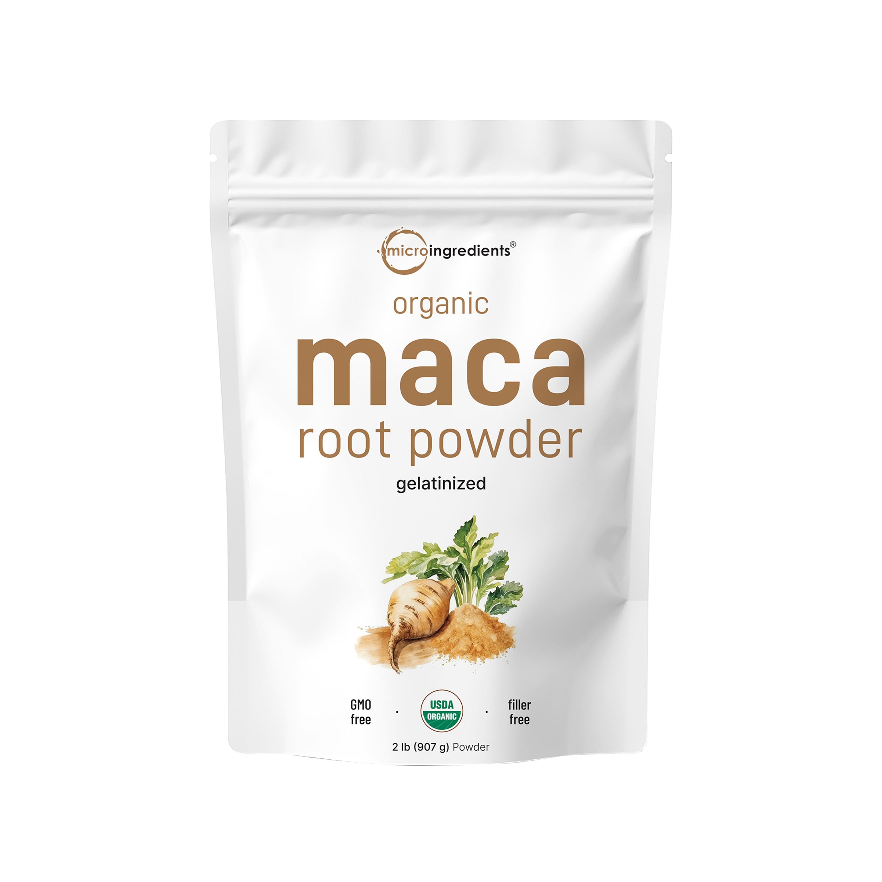 Micro Ingredients Organic Maca Root Powder 2 Pound